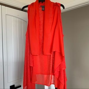 Flowing scarf style shawl